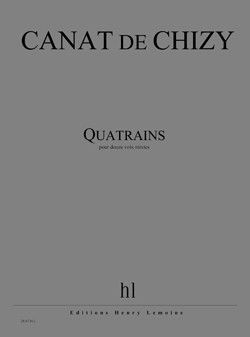 cubierta Quatrains Editions Henry Lemoine