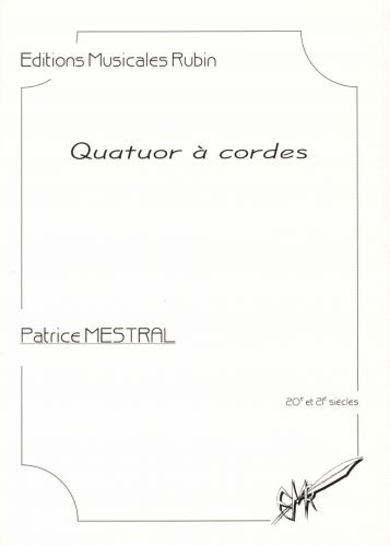 cubierta Quatuor  cordes Rubin