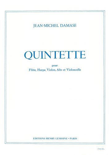 cubierta Quintette Op.2 Editions Henry Lemoine