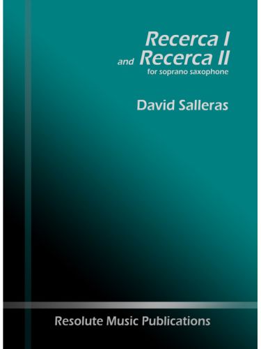 cubierta RECERCA I AND II Resolute Music Publication