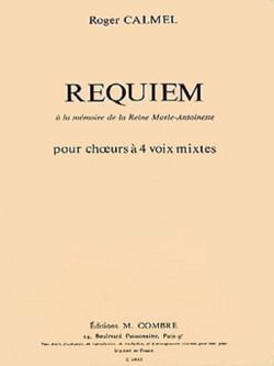 cubierta Requiem  la mmoire de Marie Antoinette Combre