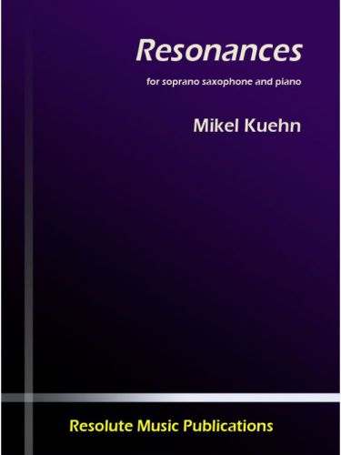 cubierta RESONANCES      SOPRANO SAX & PIANO Resolute Music Publication