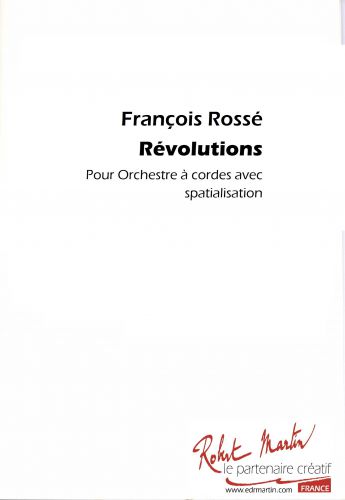cubierta Rvolution  Trio  cordes et ensemble  cordes Editions Robert Martin