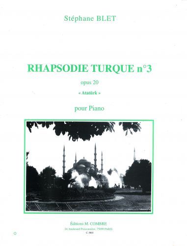cubierta Rhapsodie turque n�3 Op.20 Atat�rk Combre