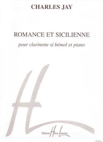 cubierta Romance et Sicilienne Editions Henry Lemoine