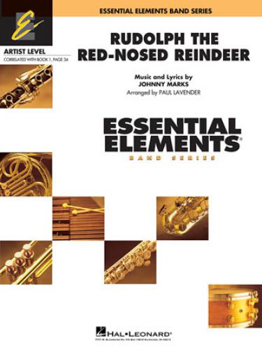cubierta Rudolph The Red-Nosed Reindeer Hal Leonard