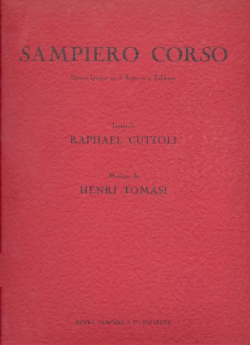 cubierta Sampiero Corso Editions Henry Lemoine