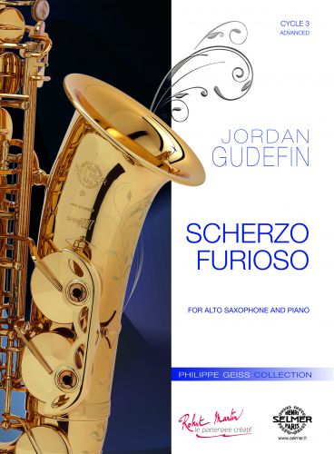 cubierta SCHERZO FURIOSO pour Deux Saxophones (Soprano et tnor Robert Martin