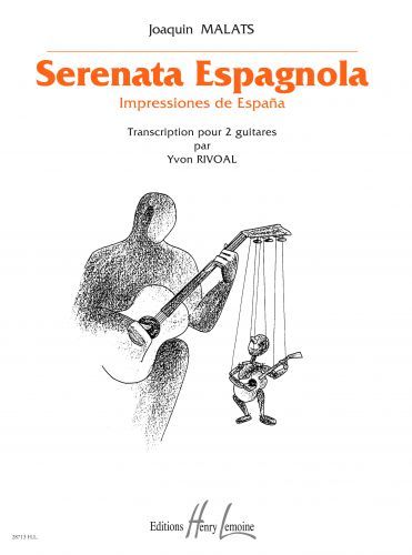 cubierta Serenata Espagnola Editions Henry Lemoine