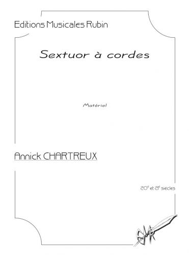 cubierta Sextuor  cordes pour deux violons, deux altos et deux violoncelles Martin Musique