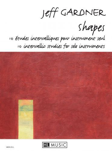 cubierta Shapes - 10 études intervalliques Editions Henry Lemoine