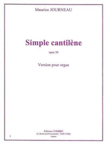 cubierta Simple cantilne Op.50 Combre