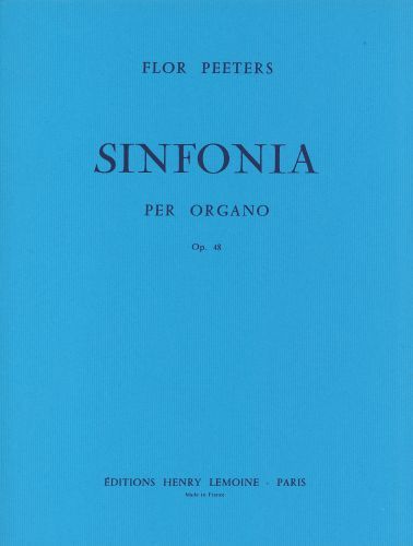 cubierta Sinfonia Op.48 Editions Henry Lemoine