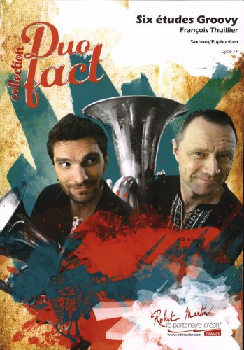 cubierta SIX ETUDES GROOVY CYCLE 1 Editions Robert Martin