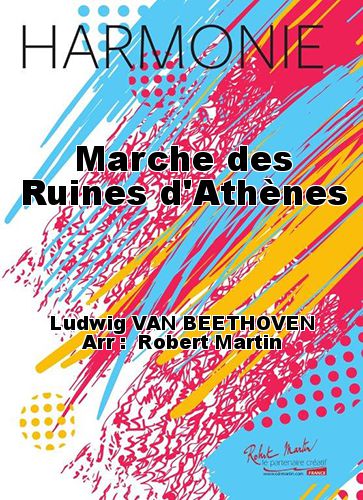 cubierta Sobre las ruinas de Atenas Robert Martin