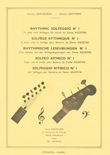 cubierta Solfège rythmique Editions Henry Lemoine