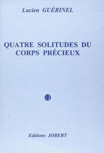 cubierta Solitudes du corps prcieux (4) Jobert