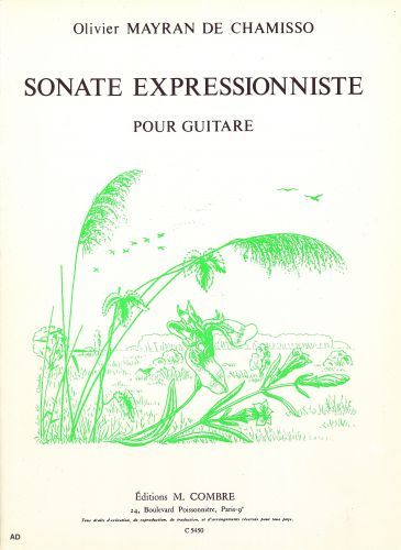 cubierta Sonate expressionniste Combre