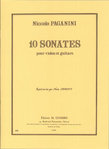 cubierta Sonates (10) Combre