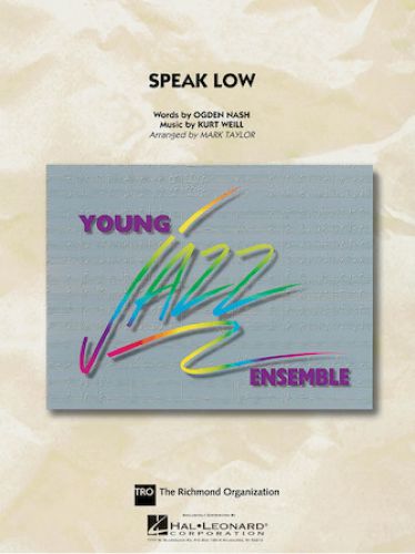 cubierta Speak Low  Hal Leonard