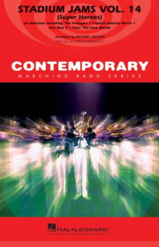 cubierta Stadium Jams Vol. 14 (super Heroes) Hal Leonard