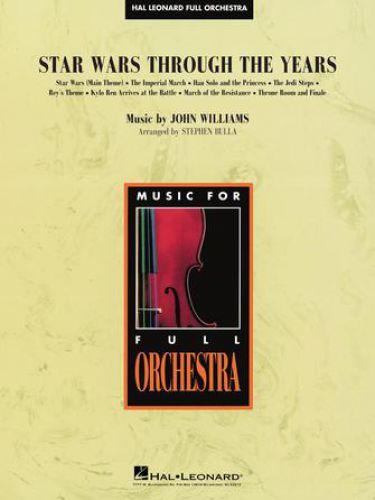 cubierta Star Wars Through the Years Hal Leonard