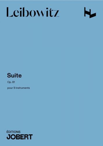 cubierta Suite pour 9 instruments Jobert