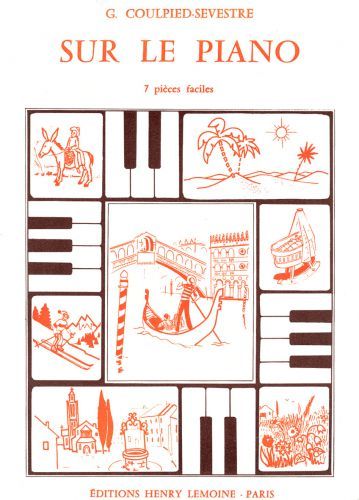 cubierta Sur le piano Editions Henry Lemoine