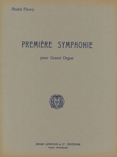 cubierta Symphonie n1 Editions Henry Lemoine