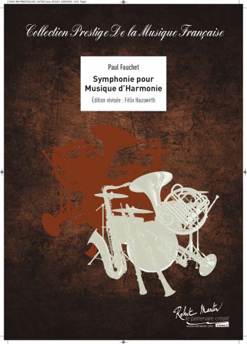 cubierta Symphonie Pour Musique d'Harmonie ( Version pour orchestre actuel format internationnal ) Martin Musique