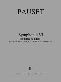 cubierta Symphonie VI - Erstarrte Schatten Editions Henry Lemoine