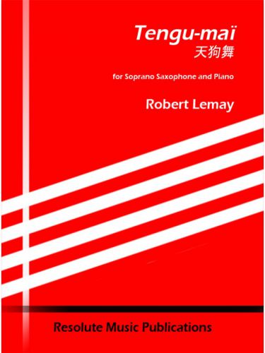 cubierta TENGU MAI pour SAX SOPRANO & PIANO Resolute Music Publication