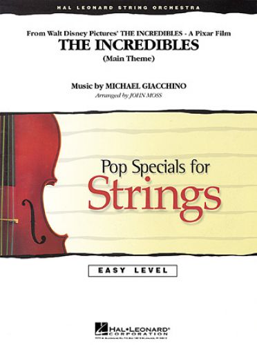 cubierta The Incredibles Hal Leonard