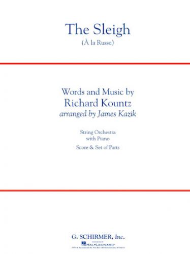 cubierta The Sleigh ( La Russe) G. Schirmer