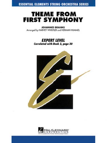 cubierta Theme from First Symphony Hal Leonard