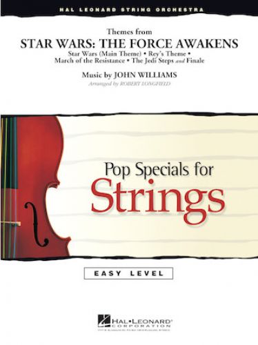 cubierta Themes from Star Wars: The Force Awakens Hal Leonard
