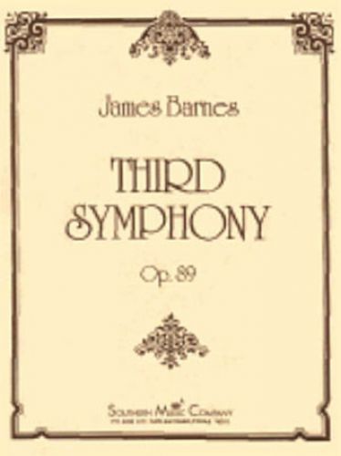 cubierta Third Symphony Southern Music Company