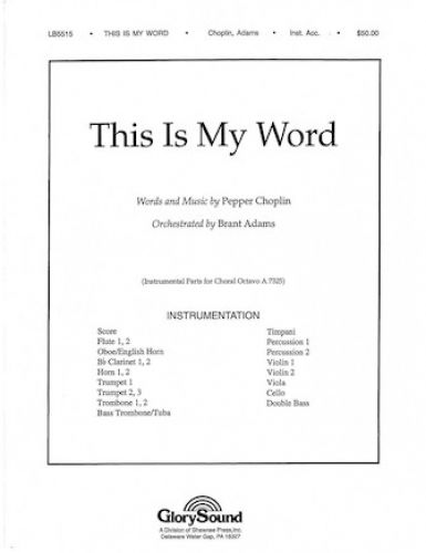 cubierta This Is My Word Shawnee Press