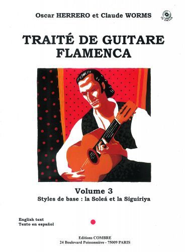 cubierta Trait guitare flamenca Vol.3 - Styles de base Sola et Siguiriya Combre