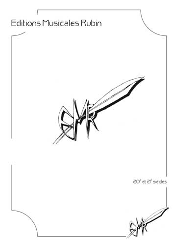 cubierta Treize fenêtres - Troisième cahier d’études rythmiques pour deux pianos, percussion et dispositif électroacoustique Rubin