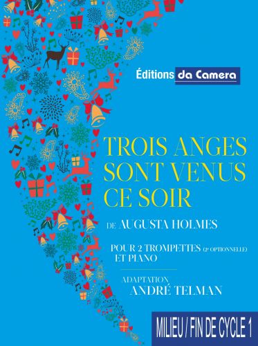 cubierta TROIS ANGES SONT VENUS CE SOIR Deux trompettes et piano DA CAMERA