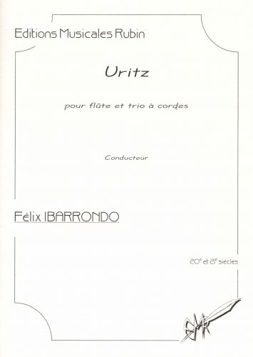 cubierta Uritz pour flte et trio  cordes Rubin