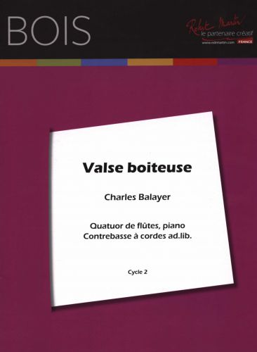 cubierta Valse Boiteuse 4 Flutes et Piano Robert Martin