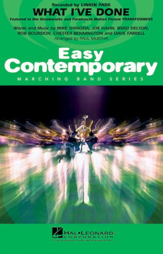 cubierta What I've done (from Transformers) Hal Leonard