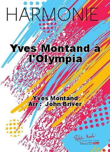 cubierta Yves Montand  l'Olympia Robert Martin