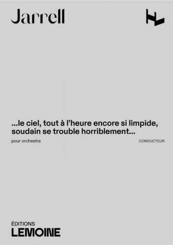 einband ...Le ciel, tout  l'heure encore si limpide, soudain se trouble horriblement... Editions Henry Lemoine
