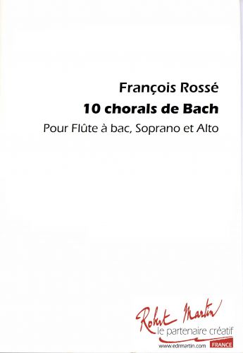 einband 10 CHORALS DE BACH Martin Musique