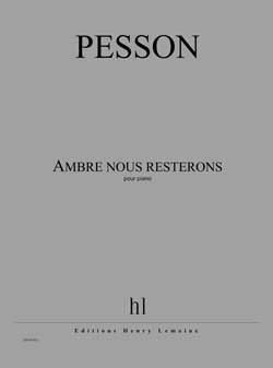 einband Ambre nous resterons Editions Henry Lemoine