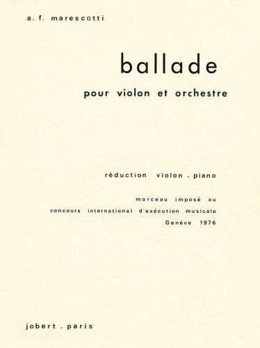 einband Ballade Jobert