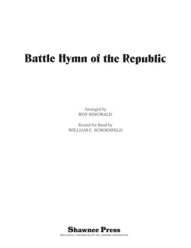 einband Battle Hymn Of The Republic Shawnee Press
